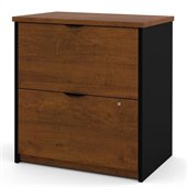 Bestar Innova 2 Drawer Lateral Wood File Storage in Tuscany Brown