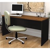 Bestar Innova Wood Peninsula Table in Tuscany Brown