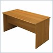 ADD TO YOUR SET: Bestar Innova Wood Peninsula Desk in Cappuccino Cherry