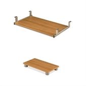 Bestar Embassy Keyboard Shelf and CPU Platform in Cappuccino Cherry