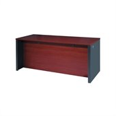 Bestar Prestige + Wood Computer Desk in Bordeaux