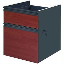 Bestar Prestige + Computer Desk Hanging File Pedestal by Bestar