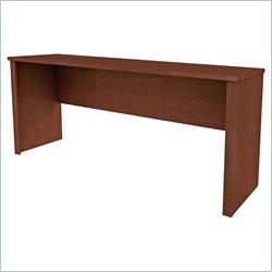 Bestar Prestige + Credenza Shell in Cognac Cherry