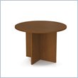 ADD TO YOUR SET: Bestar Meeting Solutions 42 Inch Round Meeting Table in Cherry Cognac