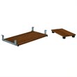 ADD TO YOUR SET: Bestar Embassy Keyboard Shelf and CPU Platform in Tuscany Brown