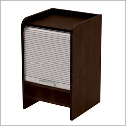 Bestar Pro-Biz Fully Assembled Wood Hutch with Tambour Door