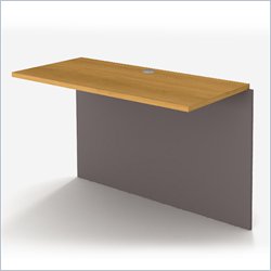 Bestar Connexion Bridge in Cappuccino Cherry and Slate