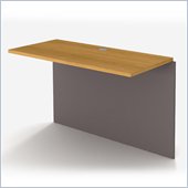 Bestar Connexion Bridge in Cappuccino Cherry and Slate