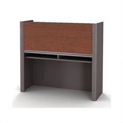 Bestar Connexion Office Lateral File Hutch in Bordeaux and Slate