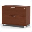 ADD TO YOUR SET: Bestar Pro-Linea Assembled Lateral File in Cognac
