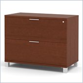 Bestar Pro-Linea Assembled Lateral File in Cognac