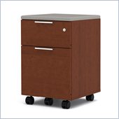 Bestar Pro-Linea Assembled Mobile Pedestal in Cognac
