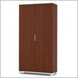 ADD TO YOUR SET: Bestar Pro-Linea Armoire in Cognac