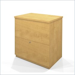 Bestar 2 Drawer Lateral Wood File Storage Cabinet in Secret Maple