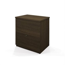 Bestar 2 Drawer Lateral Wood File Storage Cabinet in Tuxedo