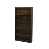 Bestar Pro-Biz Commercial Bookcase in Chocolate