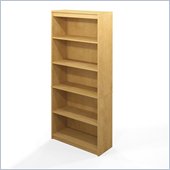 Bestar 5 Shelf Bookcase in Secret Maple
