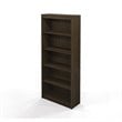 ADD TO YOUR SET: Bestar 5 Shelf Bookcase in Tuxedo