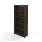 Bestar 5 Shelf Bookcase in Tuxedo