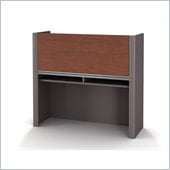 Bestar Connexion Lateral File Hutch in Bordeaux & Slate