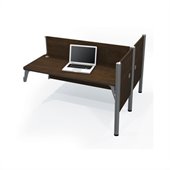 Bestar Pro-Biz Double Add On Section in Chocolate