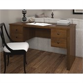 Bestar Somerville Executive Desk in Tuscany Brown