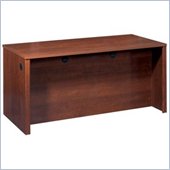 Bestar Embassy Home Office Wood Credenza Desk in Bordeaux