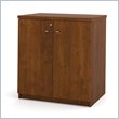 ADD TO YOUR SET: Bestar Elite 2 Door Storage Cabinet in Tuscany Brown