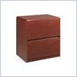 ADD TO YOUR SET: Bestar Willow Creek II 2 Drawer Lateral Wood File Storage Cabinet in Bordeaux Cherry