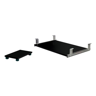 Bestar Charcoal Keyboard Shelf and CPU Platform