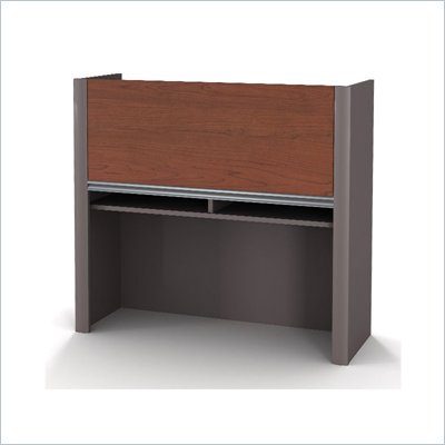 Bestar Connexion Office Lateral File Hutch in Bordeaux and Slate