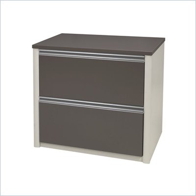 Bestar Connexion 30" Lateral File in Slate and Sandstone
