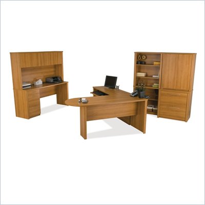 Bestar Embassy Office Set in Cappuccino Cherry