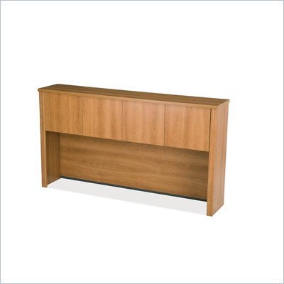 Bestar Embassy Credenza Hutch in Cappuccino Cherry