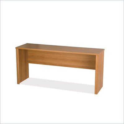 Bestar Embassy Wood Credenza Desk in Cappuccino Cherry
