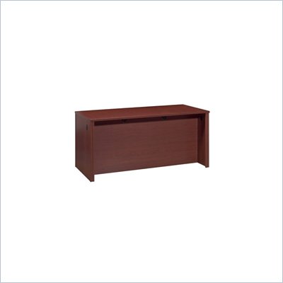 Bestar Embassy Wood Computer Desk Credenza in Tuscany Brown