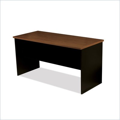 Bestar Innova Wood Peninsula Table in Tuscany Brown