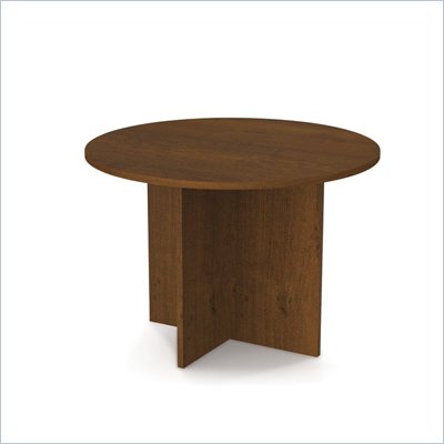 Bestar Meeting Solutions 42 Inch Round Meeting Table in Tuscany