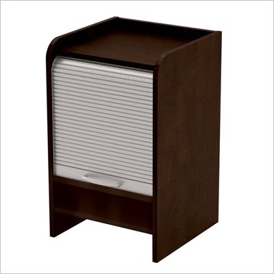 Bestar Pro-Biz Fully Assembled Wood Hutch with Tambour Door