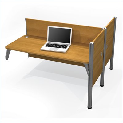 Bestar Pro-Biz Double Add On Section in Cappuccino Cherry