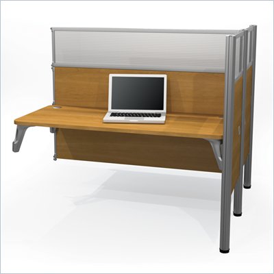 Bestar Pro-Biz Double Add On Section in Cappuccino Cherry