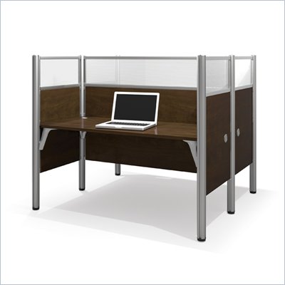 Bestar Pro-Biz Double Face to Face Desk in Chocoilate