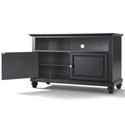 Crosley Furniture Cambridge 42 TV Stand in Black Finish