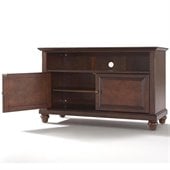 Crosley Furniture Cambridge 42 TV Stand in Vintage Mahogany Finish