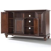 Crosley Furniture Cambridge 48 TV Stand in Vintage Mahogany Finish