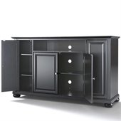 Crosley Furniture Alexandria 60 TV Stand in Black Finish