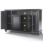 Crosley Furniture Cambridge 60 TV Stand in Black Finish