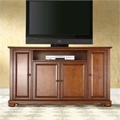 Crosley Furniture Alexandria 60 TV Stand in Classic Cherry Finish