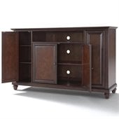 Crosley Furniture Cambridge 60 TV Stand in Vintage Mahogany Finish