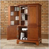 Crosley Furniture Newport Media Storage and Gaming Cabinet in Classic Cherry Finish